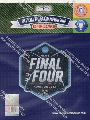 2023 Ncaa Mens Final Four Patch Jersey Style Basketball Uconn Huskies Champions • $12.89