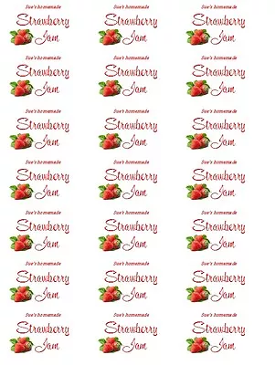 £2.99 • Buy Jam Labels Preserve Labels Professionally Printed