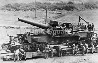 WW2 Picture Photo German 24 Cm Railway Gun Theodor Bruno 3071 • $5.36