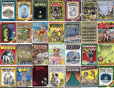 WEIRDO #1-28   All VF/NM Or Better   All 1st Prints   R. Crumb Peter Bagge • £1044.55