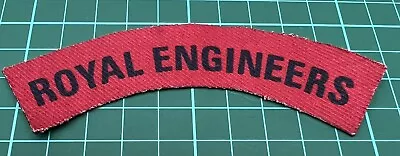 £7 • Buy Royal Engineers Printed Shoulder Title Copy