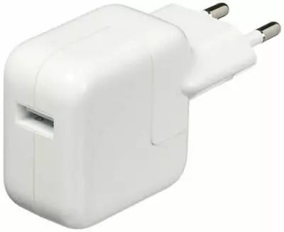 Official Apple 10W USB EU 2-Pin Adapter Charger - A1357 For IPhone/iPod/iPad • £7.99