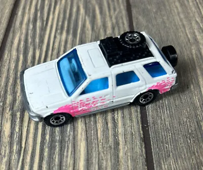 Matchbox Isuzu Rodeo White Pink Toy Car Vehicle  • $12.50