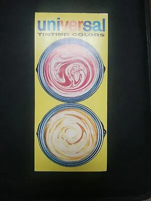 Vintage Paint Chart Benjamin Moore Universal Tinting Colors  • $4.50