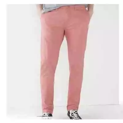 J. Crew Men's Size 30 Dusty Rose 484 Slim Fit Stretch Khaki Pants • $19.95