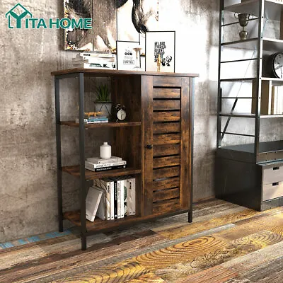 $76.99 • Buy YITAHOME Floor Storage Cabinet Wooden Display Bookcase Free Standing Organizer