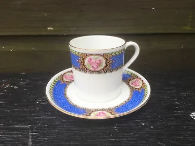 Pretty Antique Collingwood Bone China Espresso Demitasse Cup & Saucer 1920's • £7.99