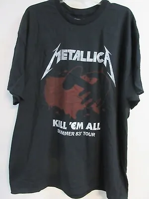 Metallica Official Merch Kill 'em All Summer 83 Band Music T-shirt  2xl / Xxl • $16.99