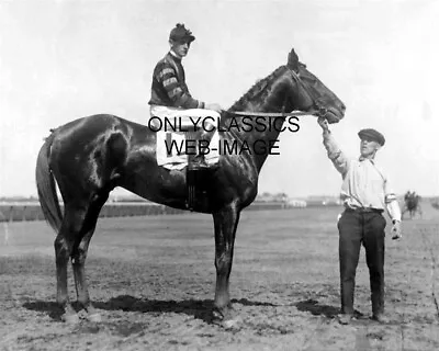 1920 Man-o-war Jockey Clarence Kummer Belmount Park Racetrack Horse Racing Photo • $14.41