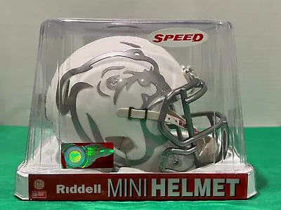 Mississippi State Bulldogs - NCAA Riddell Speed Mini Helmet - 8041427 - Matte WH • $64.99