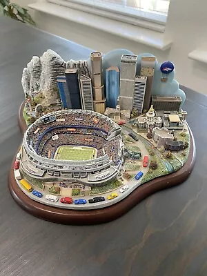 RARE Danbury Mint INVESCO FIELD At MILE HIGH Denver Broncos Stadium Replica • $305