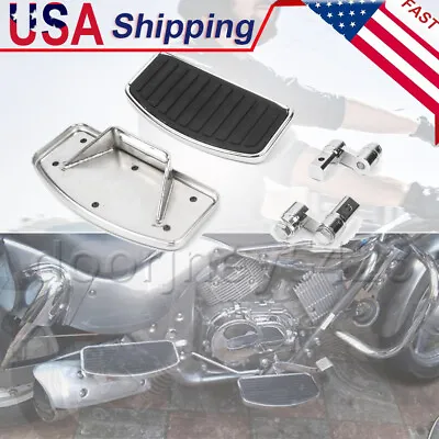 Adjustable Front Driver Footboards Floorboards For Yamaha V Star 650 1998-2016 • $79.83