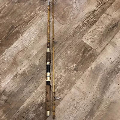 Vintage Garcia Conolon Four Star 2135-D 6 1/2' Spinning Rod 2 Piece Yellow • $99.99