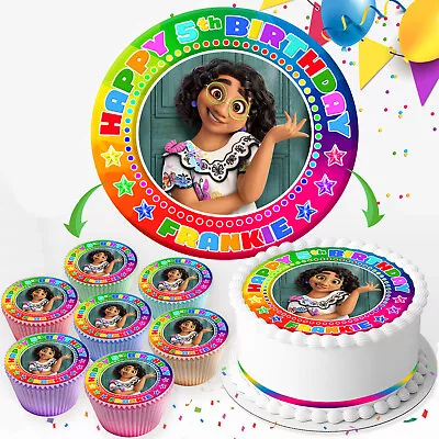 Encanto Birthday Personalised Edible Cake Topper & Cupcake Toppers Iv102 • £3.39