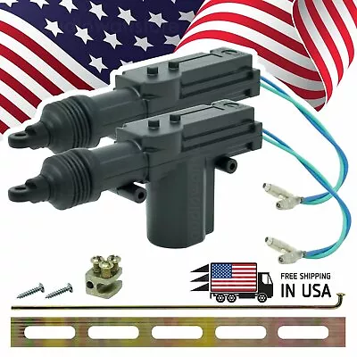 2PCS Universal 2 Wires 12V Car Auto Motor Heavy Duty Power Door Lock Actuator • $17.99