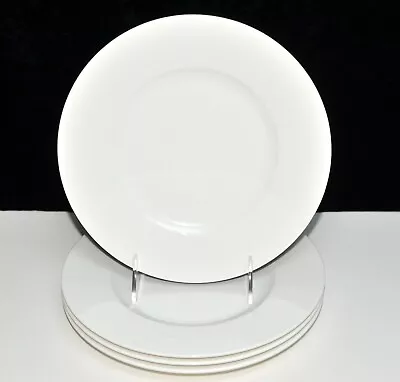 Villeroy & Boch Wonderful World White * 4 SALAD PLATES * 8 1/2  Good Condtn • $80