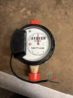 Neptune 5/8x3/4 T-10  Low Profile Auto Gallon Pit Style Regist Water Meter NSF61 • $100