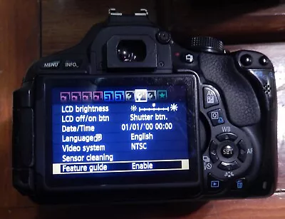 £153.12 • Buy Free Ship CANON Rebel Digital SLR DSLR T3i 600D 18.0 Mp Camera Body