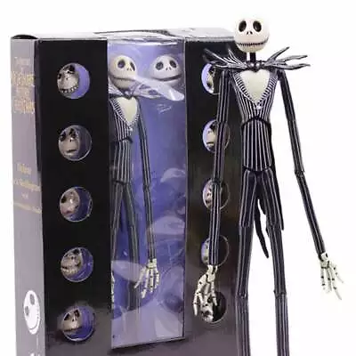 The Nightmare Before Christmas Jack Skellington 12 Skull Heads Figure Toy New • £33.45