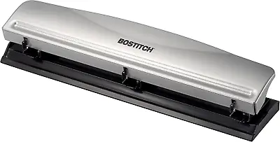 Bostitch Office Hp12 3 Hole Punch 12 Sheet Capacity Metal Paper Punches New • $13.58