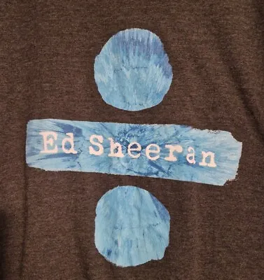 Ed Sheeran 2018 Divide Tour T-Shirt Size XL Manchester Etihad Stadium • £10