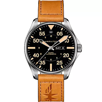 Hamilton Men's H64725531 Khaki Aviation 46mm Automatic Watch • $699