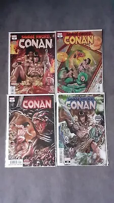 MarvelSavage Sword Of Conan#7-10(2019)Roy ThomasRobert E.HowardCond-VGNM • £4.99