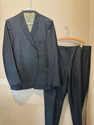 Vintage 70s Alton Ames Suit Mens 46 Green Pants 42x33 • $65