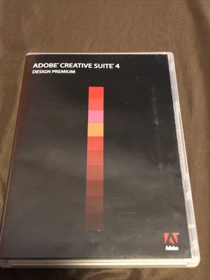$244.99 • Buy Adobe Creative Suite 4 Design Premium (Photoshop InDesign Acrobat) CS4 - Windows