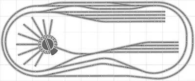 Bachmann E-Z Track Train Layout #030D Train Set HO Scale 5' X 12' DCC Switches • $2142.95