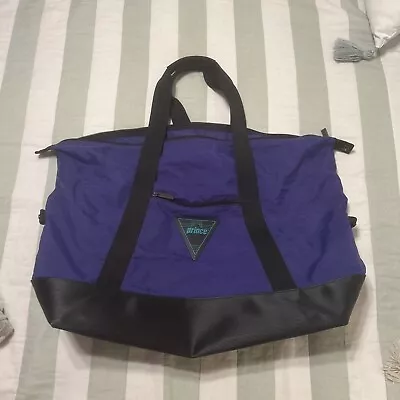 Vintage Prince Gym Duffle Bag Nylon Purple And Black EUC • $29.99