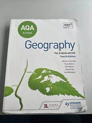 AQA A-Level Geography For A-level And AS Fourth Edition Malcolm Skinner • £8