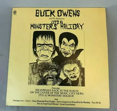 Buck Owens (It's A) Monsters' Holiday Vinyl 1974  • $23.99