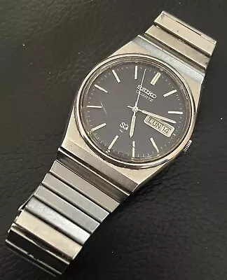 Rare Vintage 1982 Seiko Quartz SQ Watch. 7123-8310-P Collectors Piece. • £63