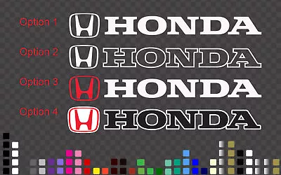 HONDA Windshield Windscreen Banner Decal Sticker Race Civic • $20