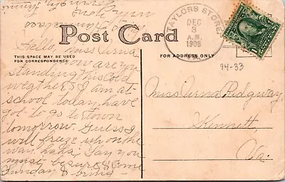 1908 DPO - Taylors Store VA - Postcard - F58318 • $4.99