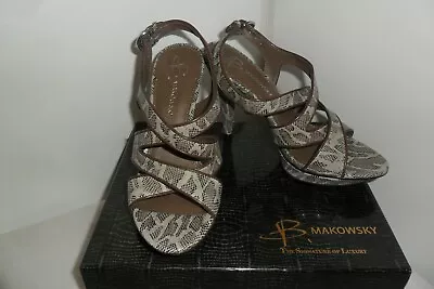 B Makowsky Sandals Size 6 M (id#289-a) • $35