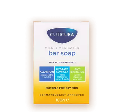 £5.95 • Buy Cuticura Mildly Medicated Bar Soap Suitable For Dry Skin - 100g