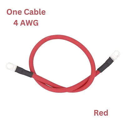 4 AWG Gauge Custom Battery Cable Copper Car Solar Power Wire Inverter RV Welding • $8.19