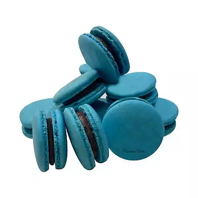 Macaron Bites Blueberry Macarons Cookies Gift Box - 12 Count Naturally Delicious • $27.69