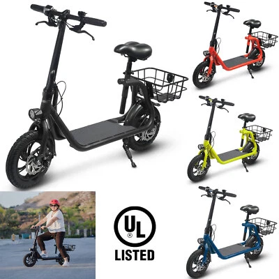 $388.88 • Buy  450W Sports Electric Scooter Adult With Seat Electric Moped Commuter E-Scooter
