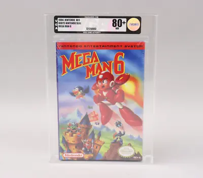 Mega Man 6 Nintendo NES 1994 Capcom New Factory Sealed VGA Graded 80+ NM • $2499.99
