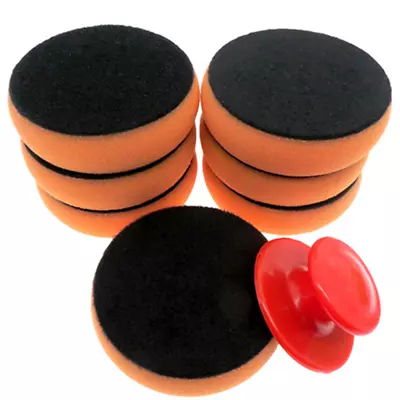 Car Polishing Pads Sponge Foam Buffing Kit For Drill Polisher Waxing Buffer Pad • $13.40