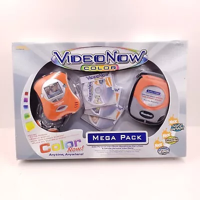 Video Now Color Screen Mega Pack Video System New Sealed NICKELODEON Orange Set! • $99.99