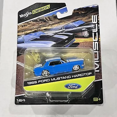 2021 Maisto 1965 Ford Mustang Hardtop 1:64 Scale Diecast Toy Car New • $12.39