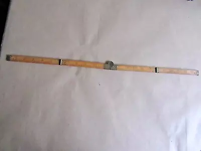$6.20 • Buy VINTAGE  24  RABONE Wooden FOLDING RULE Vintage Ruler 1163 - WARRANTED BOXWOOD