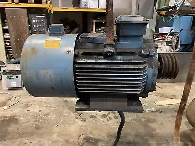 ABB 22kW 3-Phase AC Electric Motor With Ventilators Ventilation Fan • £675