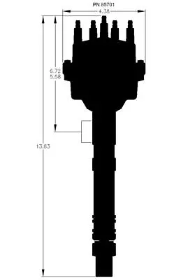 MSD Distributor - Pro-Billet Small Diameter Fits Chevy Distributor • $485.05