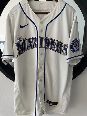 Game Worn Seattle Mariners Alternate Nike Jersey 48 XL #99 Tijuan Walker $399 • $199