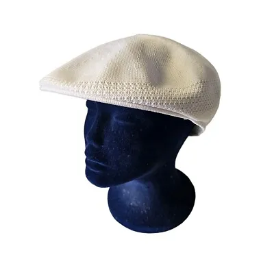 Pendleton VTG Mens White Mesh Newsboy Cap Hat Size M Kangol Style  • $20